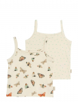 Petit Piao - Ppstar Girls Undershirt 2-Pack - Varrukateta - 122