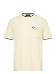 Fred Perry - Pocket Detail Pique T-Shirt - L&uuml;hikeste varrukatega - XL