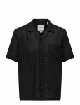 ONLY & SONS - Onslaurence Linen Resort Collar Ss Noos - Vabaaja s&auml;rgid - XXL