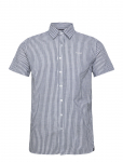 Sebago - Ss Striped Linen Blend Shirt - L&uuml;hikeste varrukatega s&auml;rgid - XXXL
