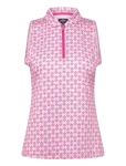 Callaway - Sleeveless Geo Print Rib Collar Polo - Spordipolod - M