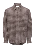 ONLY & SONS - Onsgudmund Loose Ls Checked Shirt - Ruudulised s&auml;rgid - XS