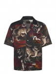 Evisu - Leopard Aop Ss Shirt - L&uuml;hikeste varrukatega s&auml;rgid - XL