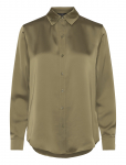 Lauren Ralph Lauren - Classic Fit Satin Charmeuse Shirt - Pikkade varrukatega - L