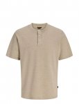 Jack & Jones - Jprblulucas Ss Henley Tee Styd Ss26 - L&uuml;hikeste varrukatega - M
