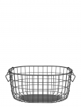 Blomus - Storage Basket - 17 X 37 X 27 Cm - Kago - Anthracite - Hoiukorvid - L 27.7CM