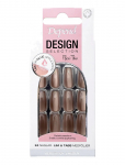 Depend Cosmetic - Design Selection Royal Greige Short Coffin - Fake Nails - ONE SIZE