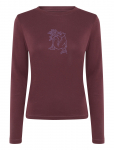 Maison Kitsune - Woodland Fox Long Sleeves Slim Tee-Shirt - Pikkade varrukatega - M