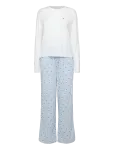 Tommy Hilfiger - Ls Mix Woven Pants Pj Set - Pidžaamad (komplektid) - XL