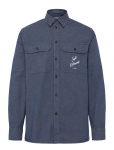 Maison Kitsune - Cafe Chambray Shirt - Teksas&auml;rgid - XS