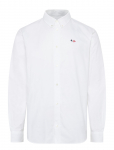 Maison Kitsune - Tricolor Fox Patch Classic Shirt Bd - Oxfordi s&auml;rgid - 37
