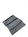 Omhu - &Oslash;kologisk Stribet H&aring;ndkl&aelig;de - Frott&eacute;/Velour - K&auml;ter&auml;tikud - 50X100CM