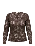 ONLY Carmakoma - Carnikka L/S Lace Top Jrs Noos - Pikkade varrukatega - 50-52