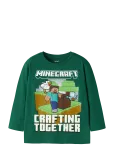 Name It - Nmmsyver Minecraft Ls Nreg Top Bfu - Pikkade varrukatega T-s&auml;rgid - 116