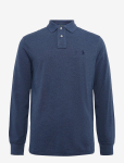 Polo Ralph Lauren - Custom Slim Fit Mesh Polo Shirt - Pikkade varrukatega - XS