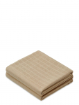 Cam Cam Copenhagen - Muslin Cloth, Solid Colour, 2-Pack - Gots - Latte - Musliinlapid - ONE SIZE