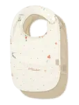 Cam Cam Copenhagen - Bib W/ Pocket, 2-Pack - Bows - Varrukateta pudip&otilde;lled - ONE SIZE