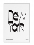 Olle Eksell - New York - Black & White - 50X70CM