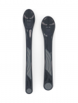Twistshake - Twistshake 2X Feeding Spoon Set 4+M Black - S&ouml;&ouml;giriistad - ONE SIZE