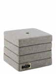 By KlipKlap - Kk 4 Fold - Multi Grey W. Grey - Tumbad - ONE SIZE