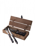 Gense - Steakbestik/Grillbestik Old Farmer Classic 4 Dele Tr&aelig;/St&aring;l - Liha s&ouml;&ouml;giriistad - ONE SIZE
