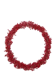 House Doctor - Wreath, Hdwinter, Red - J&otilde;ulutarvikud - 33X33X4CM