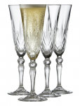 Lyngby Glas - Champagne Melodia 16Cl 4 Stk. - &Scaron;ampanjaklaasid - 16 cl
