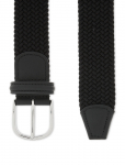 Anderson's - Elastic Woven Belt Military Green - 3,5 - Punutud v&ouml;&ouml;d - 85