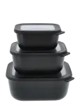 Mepal - Rectangular Bowl Set W.lid Cirqula High - Kastid ja konteinerid - ONE SIZE