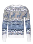 Happy Seasons - The Traditionel Christmas Sweater Blue - &Uuml;mara kaelusega - S