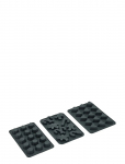 Blomsterbergs - Chokoladeform 3 Dele - K&uuml;psise- ja koogivormid - ONE SIZE