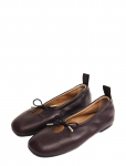 ALOHAS - Rosalind Black Leather Ballet Flats - Baleriinad - 41