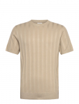 Lindbergh - Knitted Crew Neck T-Shirt - L&uuml;hikeste varrukatega - XXL