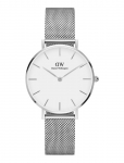 Daniel Wellington - Petite 28 Sterling S White - Analoogkellad - 28 mm