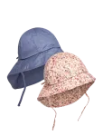 En Fant - Summer Hat W. String 2-Pack - P&auml;ikesem&uuml;tsid - 1-2Y