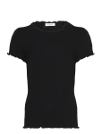 Rosemunde Kids - Rkbalta Modal Ss Lace T-Shirt - L&uuml;hikeste varrukatega - 164