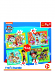 Trefl - Trefl 4 I 1 12+15+20+24 Bit Paw Patrol - Klassikalised m&otilde;istatused - ONE SIZE