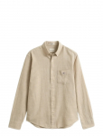 Gant - Reg Cotton Linen Shirt - Linased s&auml;rgid - XXXL