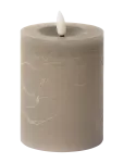 C'est Bon - Rustic Finish Led Pillar Candle - LED-k&uuml;&uuml;nlad - H10CM