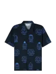 Edwin - Emc Shirt Ss - Multicolor - L&uuml;hikeste varrukatega s&auml;rgid - M