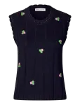 STINE GOYA - 2359 Midweight Wool, Bubble Knit Ve - Kootud vestid - M
