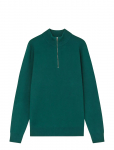 Mads N&oslash;rgaard - Urban Chase Half Zip Knit - Poolpika lukuga džemprid - S