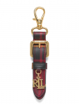 Lauren Ralph Lauren - Logo Charm Plaid Nappa Leather Key Fob - V&otilde;tmehoidjad ja kotiripatsid - ONE SIZE
