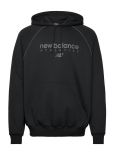 New Balance - Linear Graphic Fleece Hoodie - Spordi kapuutsiga pusad - XXL