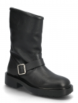 Copenhagen Studios - Cph442 Leather Black - Madala kontsaga poolsaapad - 41