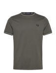 Fred Perry - Twin Tipped T-Shirt - L&uuml;hikeste varrukatega - XS