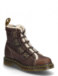 Dr. Martens - 1460 Ltt Fl Dark Brown Grizzly - Madala kontsaga poolsaapad - 37