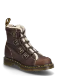 Dr. Martens - 1460 Ltt Fl Dark Brown Grizzly - Madala kontsaga poolsaapad - 37