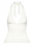 Gina Tricot - Broderie Anglaise Top - Varrukateta - XL