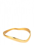 Sistie - Wavy - Bracelet Gold-Plated - K&auml;ev&otilde;rud - ONE SIZE